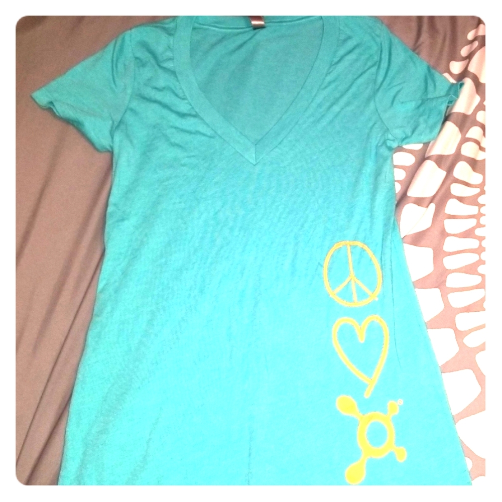 Orangetheory fitness tshirt peace love and splat